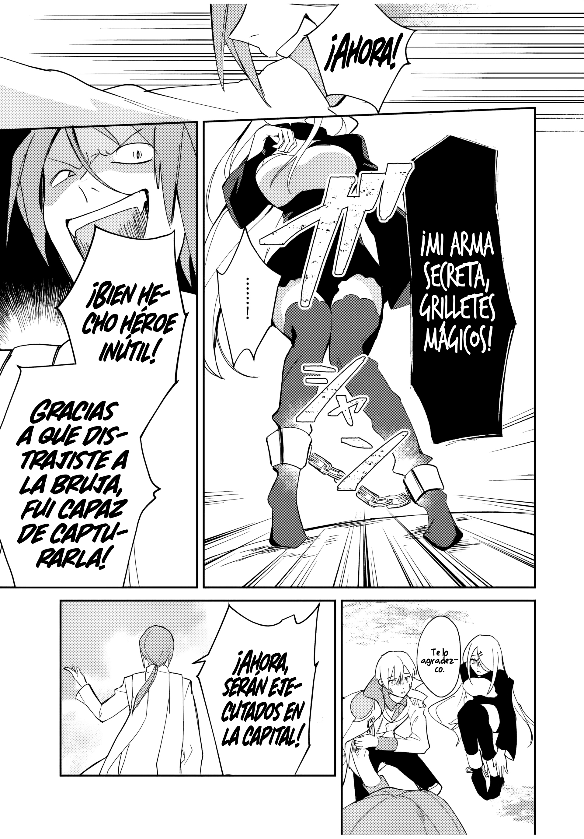 Una comedia romántica de reencarnación de un héroe y una bruja Capitulo 6: La bruja introvertida antes de la reencarnación y su recuerdo de muerte página 9