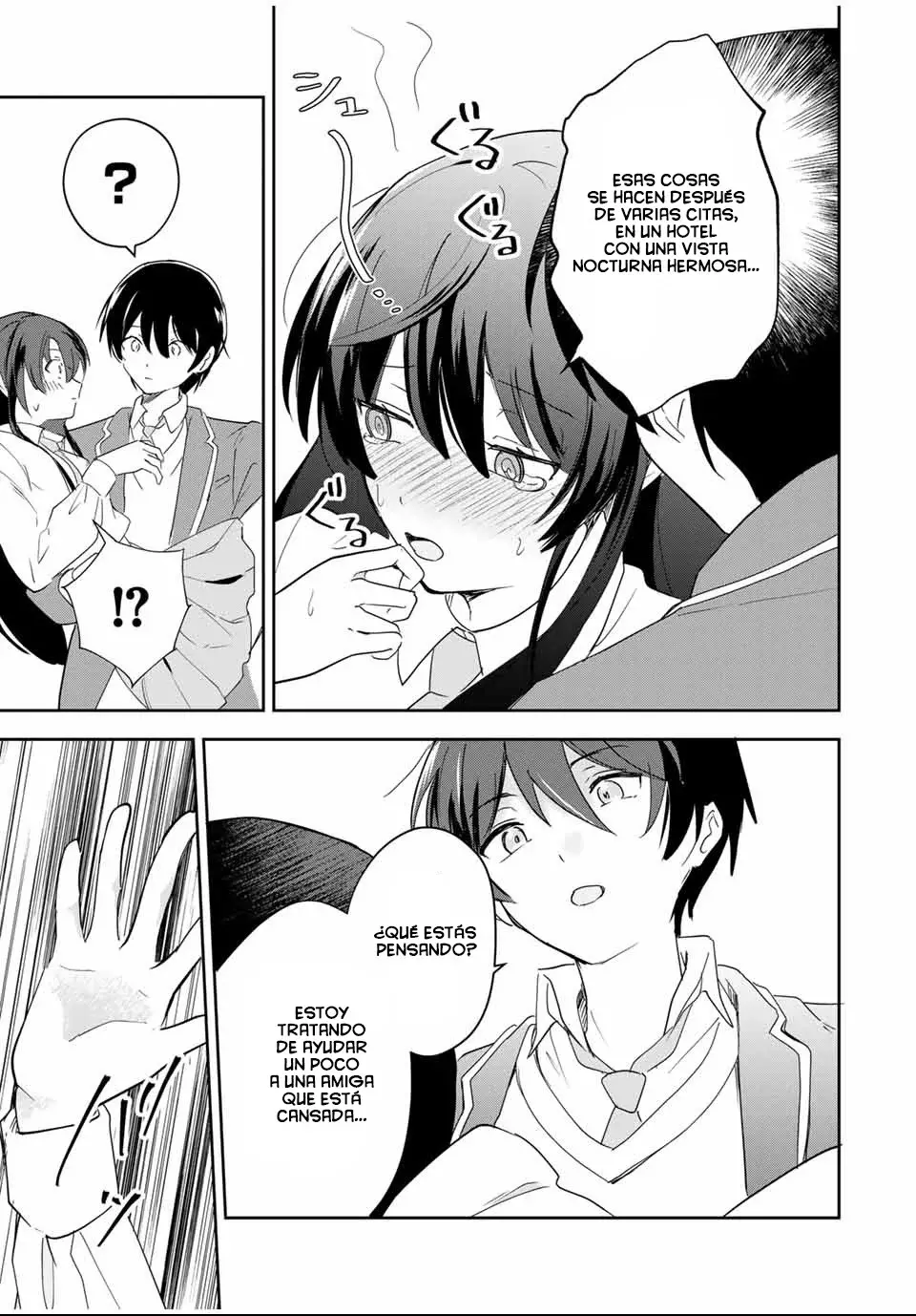 Una comedia romántica de reencarnación de un héroe y una bruja Capitulo 7: La bruja con problemas de comunicación y el vinculo del destino. página 21