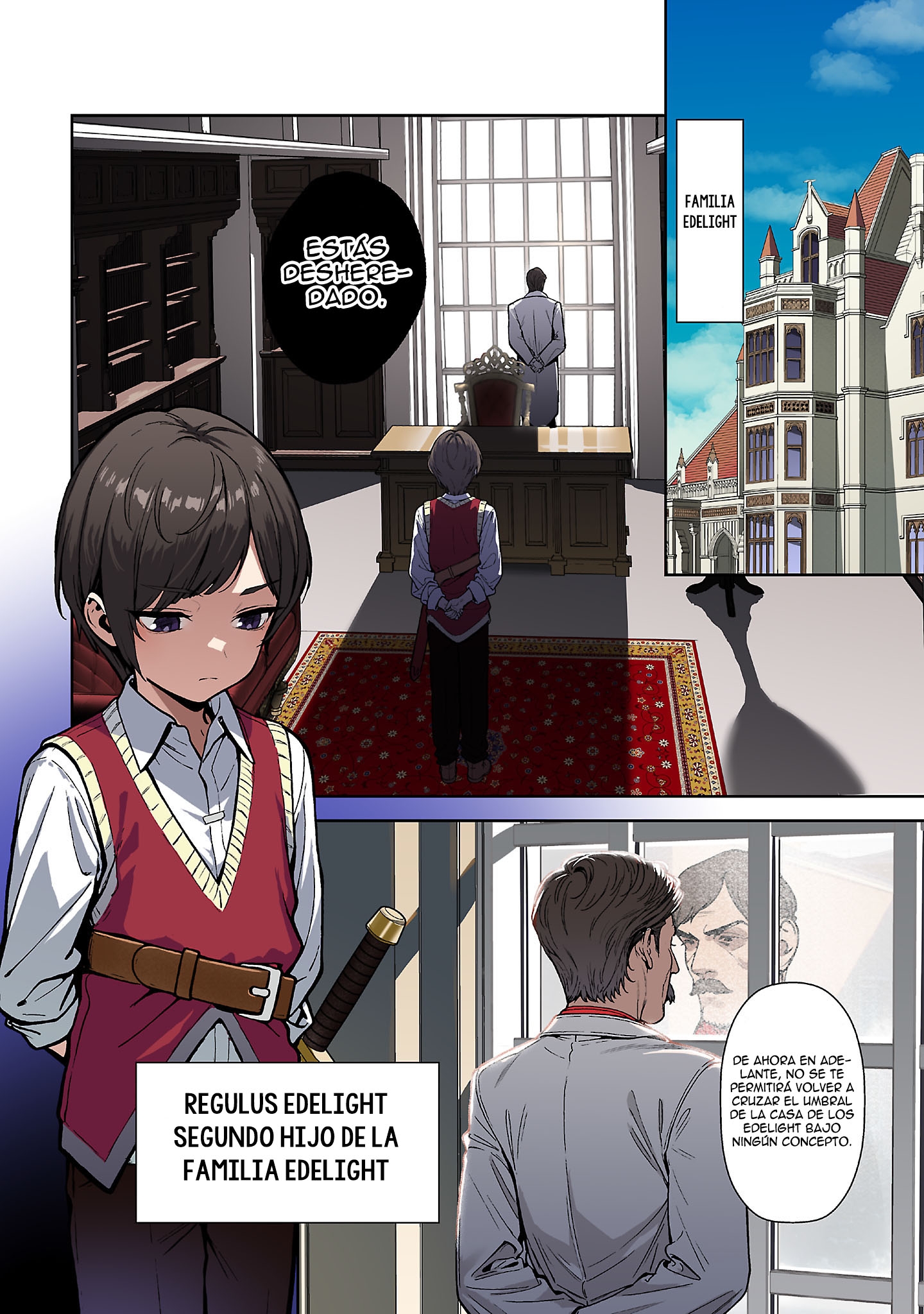 Mi papá es el 【Santo de la Espada】, mi mamá es la 【Diosa de la Espada】, y yo soy el 【Maestro de la espada del Pene】 Capitulo 1.1 página 11