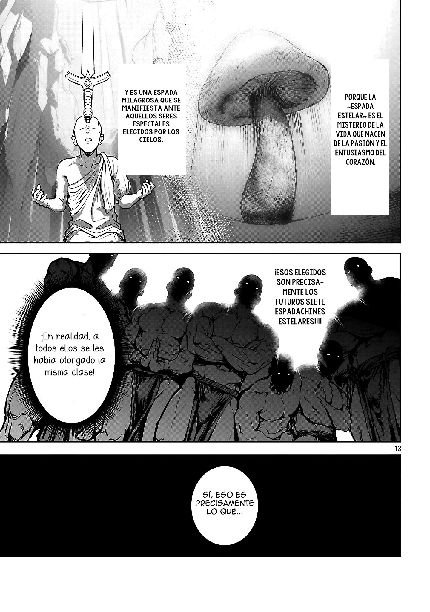 Mi papá es el 【Santo de la Espada】, mi mamá es la 【Diosa de la Espada】, y yo soy el 【Maestro de la espada del Pene】 Capitulo 1.2 página 10