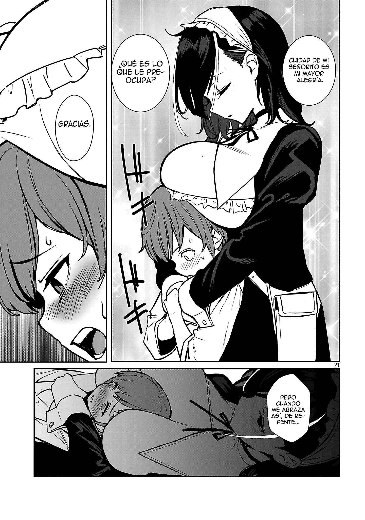 Mi papá es el 【Santo de la Espada】, mi mamá es la 【Diosa de la Espada】, y yo soy el 【Maestro de la espada del Pene】 Capitulo 1.3 página 5
