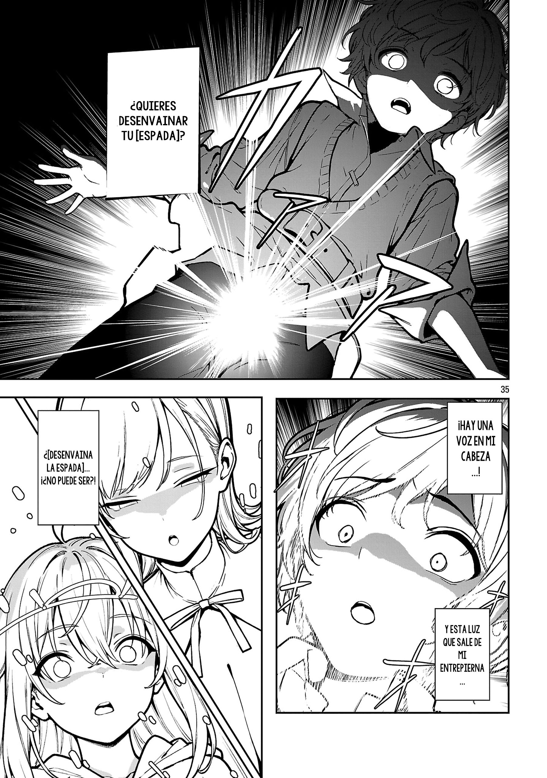 Mi papá es el 【Santo de la Espada】, mi mamá es la 【Diosa de la Espada】, y yo soy el 【Maestro de la espada del Pene】 Capitulo 1.4 página 6