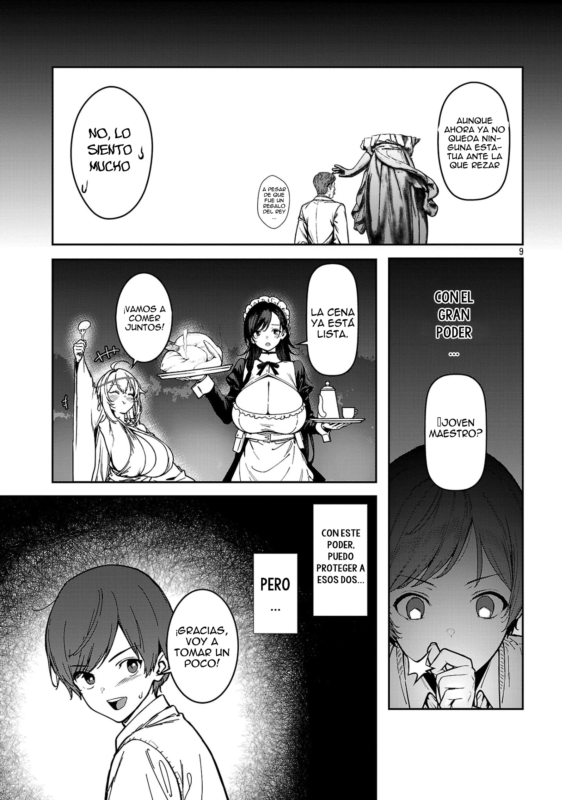 Mi papá es el 【Santo de la Espada】, mi mamá es la 【Diosa de la Espada】, y yo soy el 【Maestro de la espada del Pene】 Capitulo 2.1 página 15