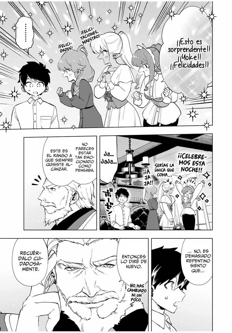 A Rank Party wo Ridatsu Shita Ore wa, Moto Oshiego Tachi to Meikyuu Shinbu wo Mezasu Capitulo 15: El impactante anuncio del jefe del gremio página 12