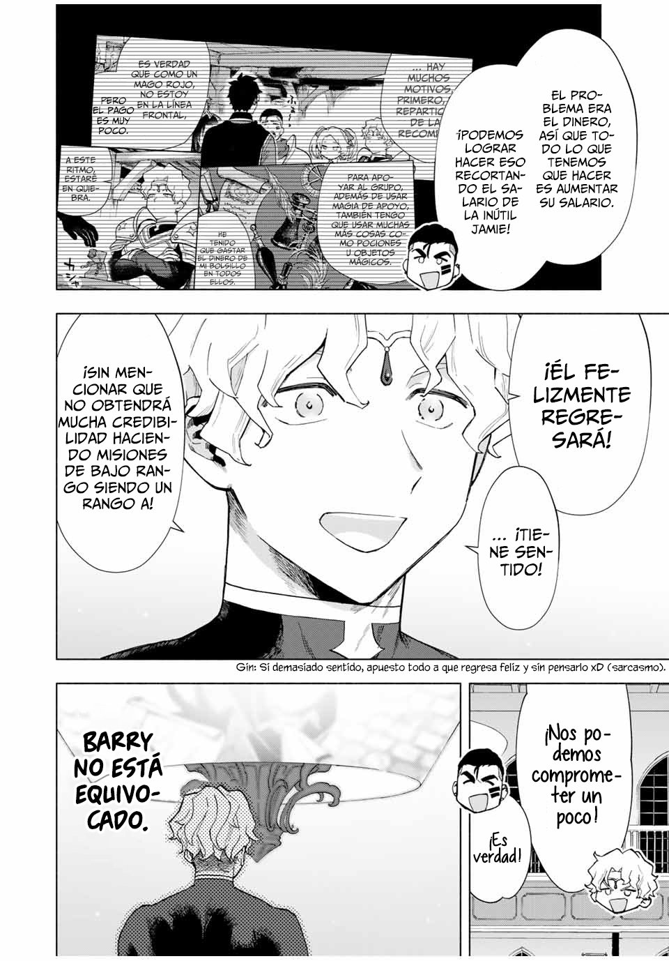 A Rank Party wo Ridatsu Shita Ore wa, Moto Oshiego Tachi to Meikyuu Shinbu wo Mezasu Capitulo 17: La union de Simon y Yoke, un rango A página 4