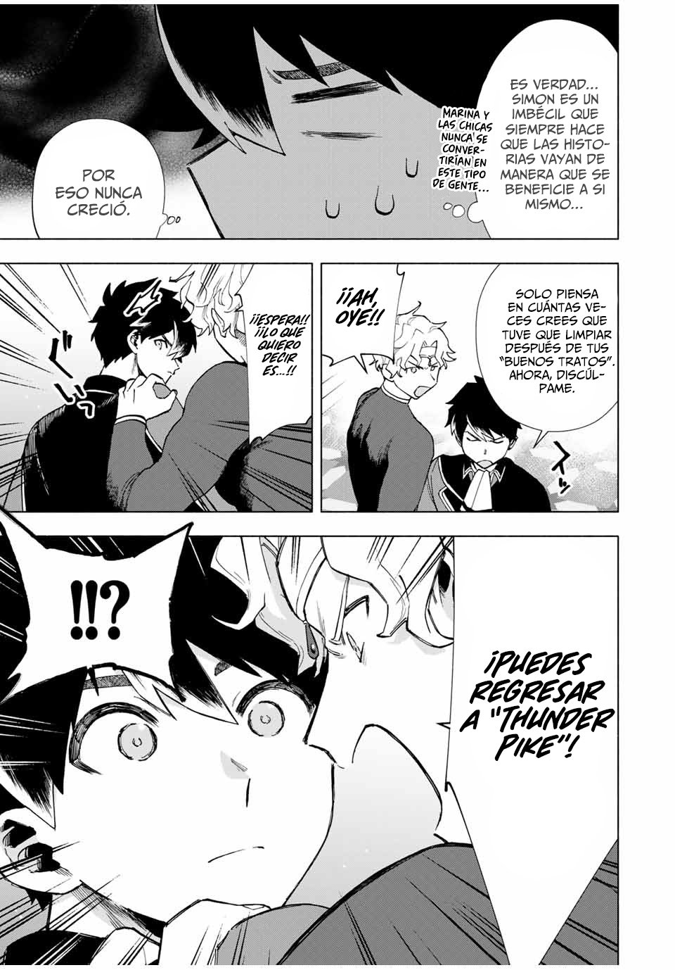 A Rank Party wo Ridatsu Shita Ore wa, Moto Oshiego Tachi to Meikyuu Shinbu wo Mezasu Capitulo 18: Increpación página 5