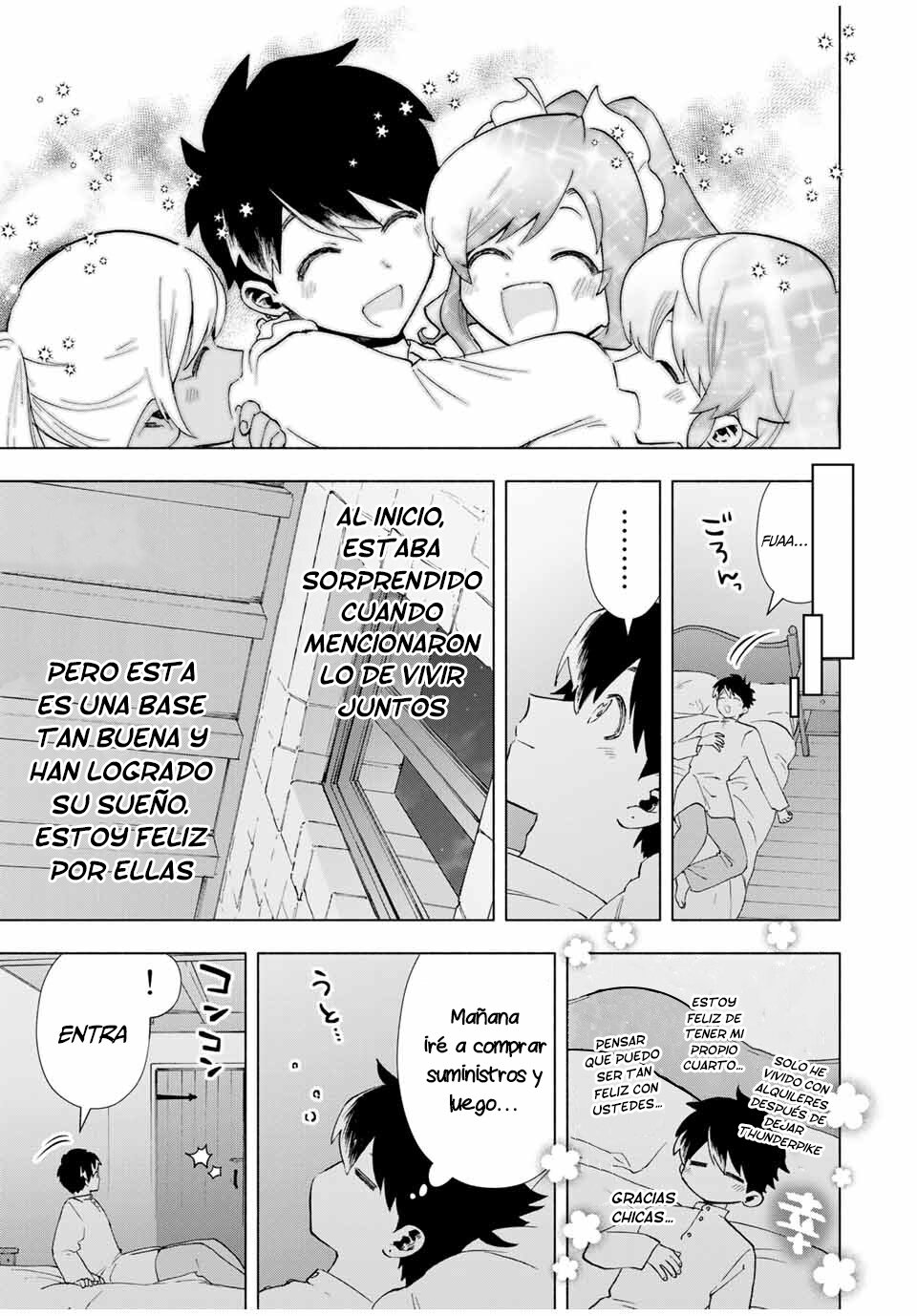 A Rank Party wo Ridatsu Shita Ore wa, Moto Oshiego Tachi to Meikyuu Shinbu wo Mezasu Capitulo 20: Solo los dos. El primer momento con Rain página 7