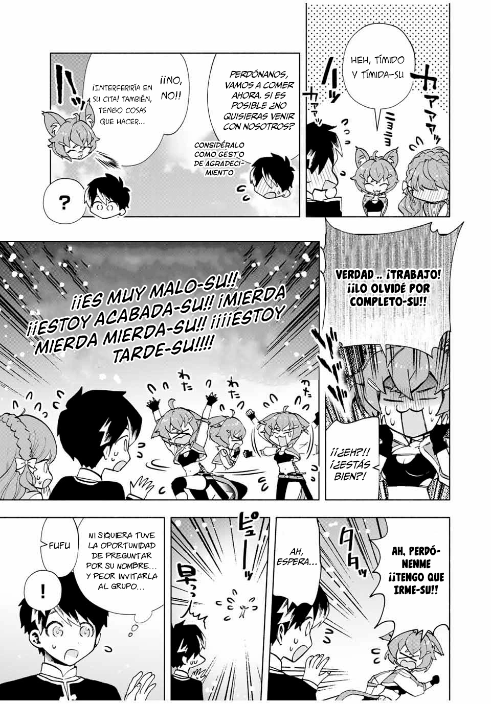 A Rank Party wo Ridatsu Shita Ore wa, Moto Oshiego Tachi to Meikyuu Shinbu wo Mezasu Capitulo 22: Arreglo de la chica con orejas de gato página 7