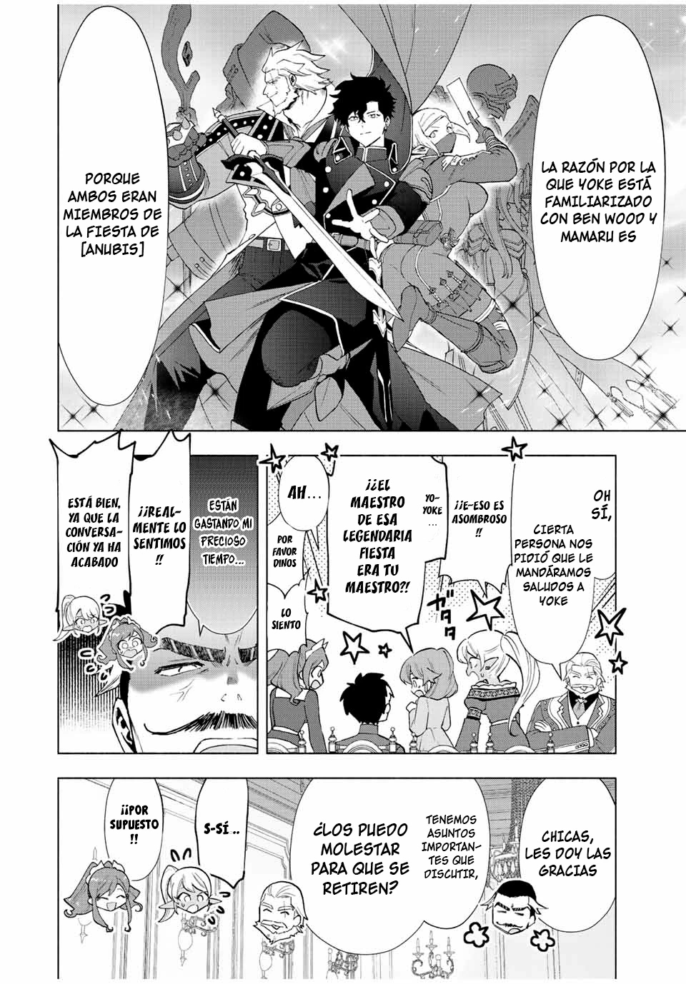 A Rank Party wo Ridatsu Shita Ore wa, Moto Oshiego Tachi to Meikyuu Shinbu wo Mezasu Capitulo 33: La reunión de contramedidas para una estampida página 10