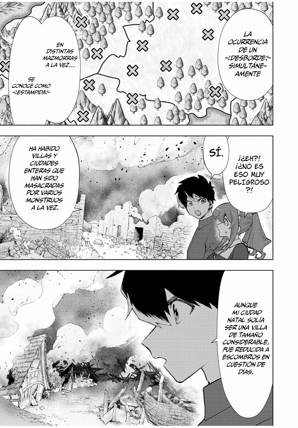 A Rank Party wo Ridatsu Shita Ore wa, Moto Oshiego Tachi to Meikyuu Shinbu wo Mezasu Capitulo 33: La reunión de contramedidas para una estampida página 3