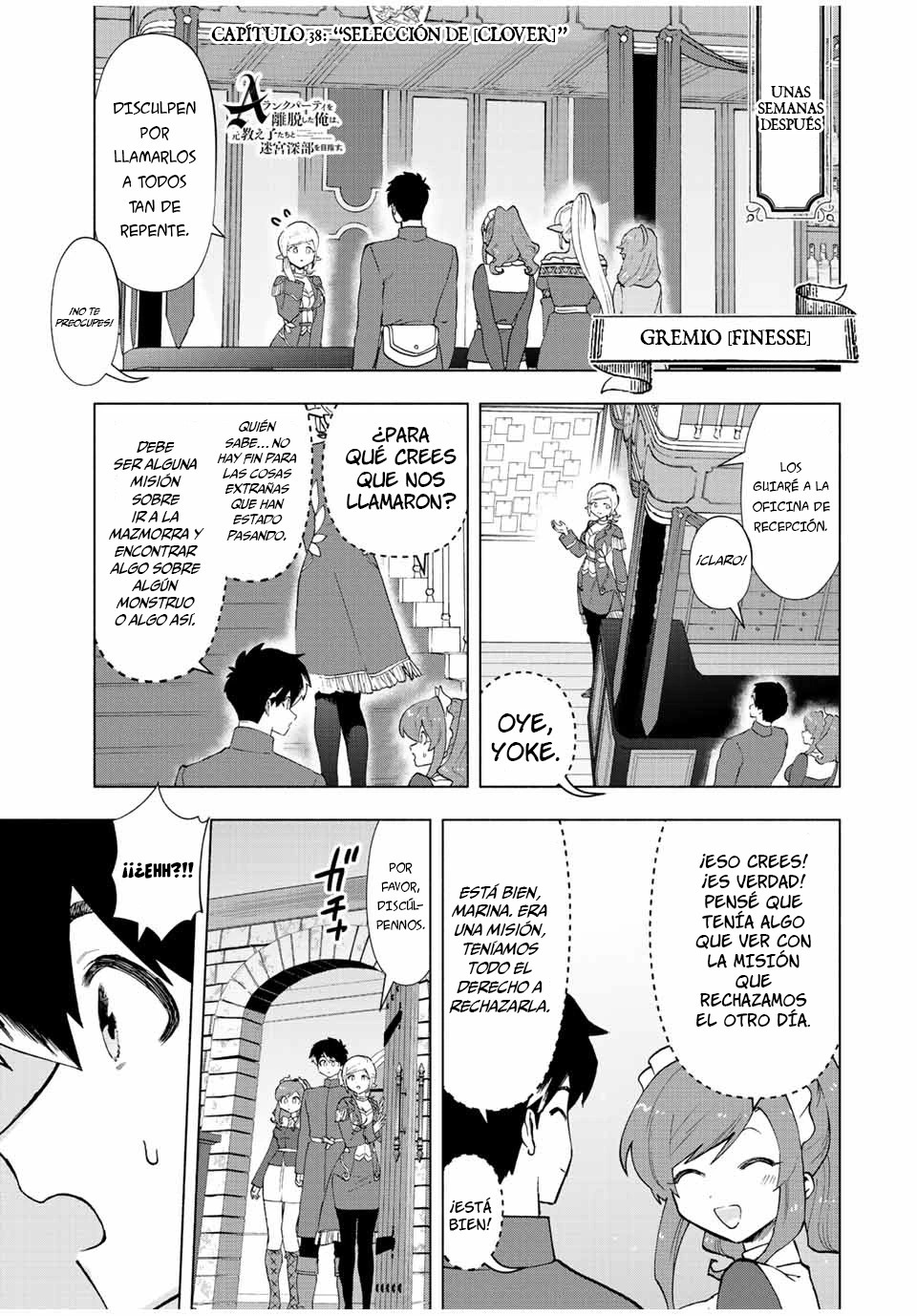 A Rank Party wo Ridatsu Shita Ore wa, Moto Oshiego Tachi to Meikyuu Shinbu wo Mezasu Capitulo 38 página 4