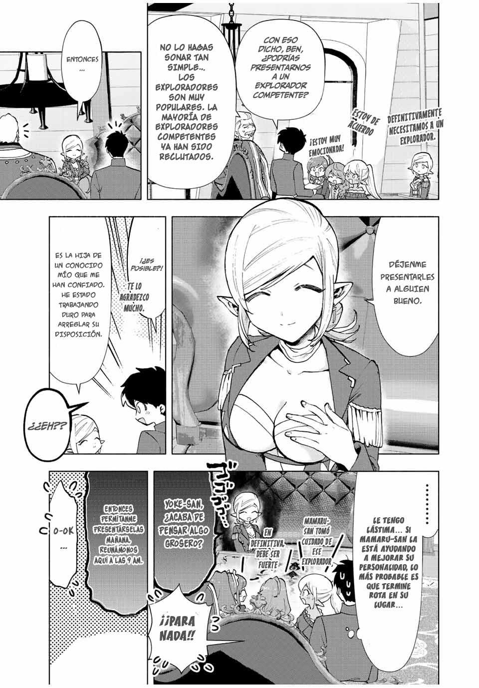 A Rank Party wo Ridatsu Shita Ore wa, Moto Oshiego Tachi to Meikyuu Shinbu wo Mezasu Capitulo 39: Yoke, despierta página 7