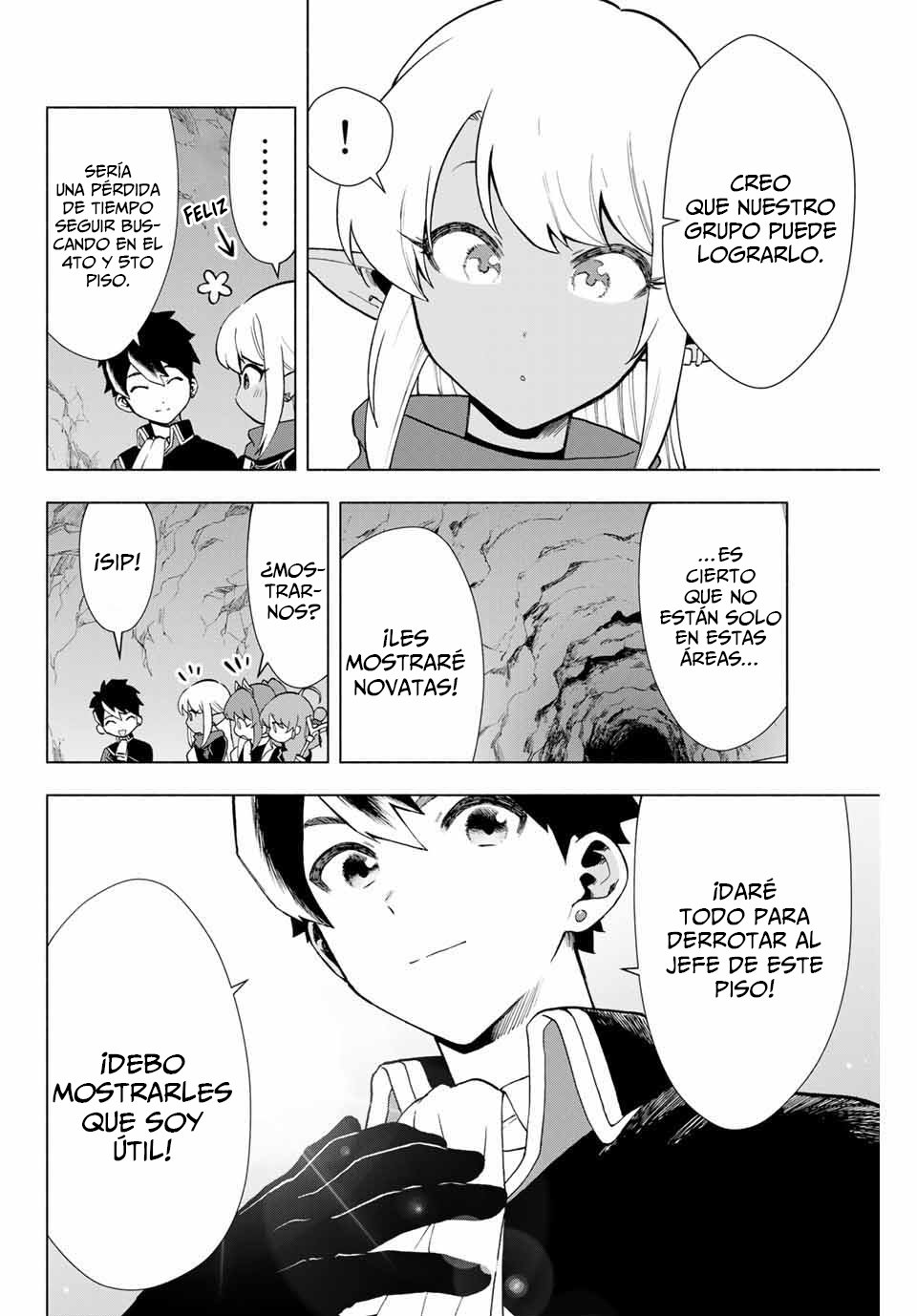 A Rank Party wo Ridatsu Shita Ore wa, Moto Oshiego Tachi to Meikyuu Shinbu wo Mezasu Capitulo 5: Juntos, los cuatro página 8