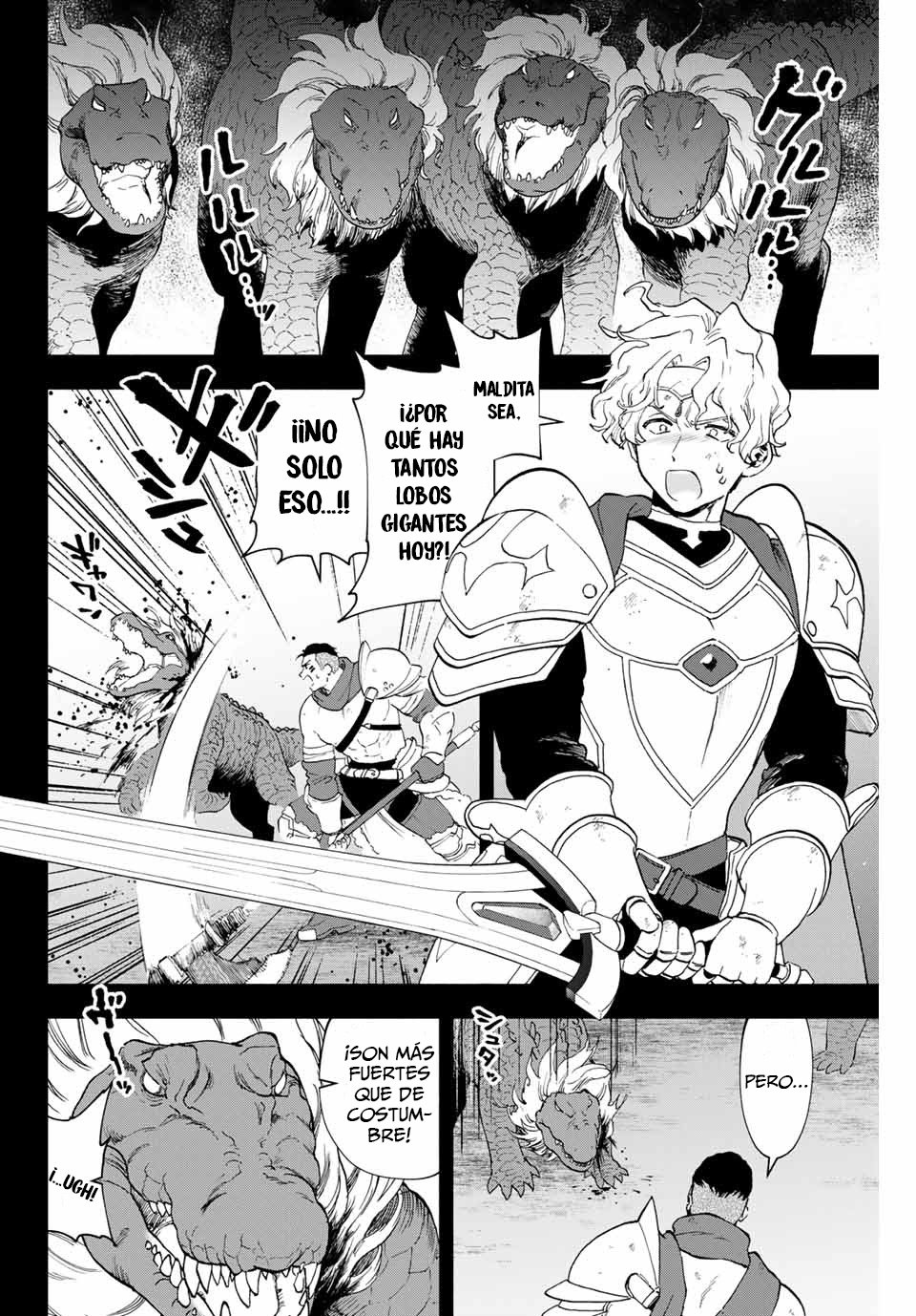 A Rank Party wo Ridatsu Shita Ore wa, Moto Oshiego Tachi to Meikyuu Shinbu wo Mezasu Capitulo 7: Ex-grupo "Thunder Pike", después de la salida de Yoke página 3