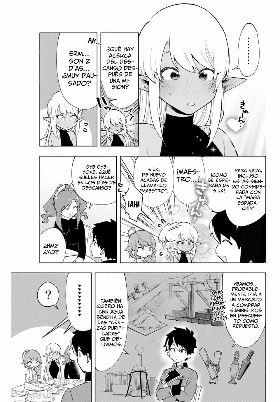 A Rank Party wo Ridatsu Shita Ore wa, Moto Oshiego Tachi to Meikyuu Shinbu wo Mezasu Capitulo 8: Las habilidades de Yoke página 6