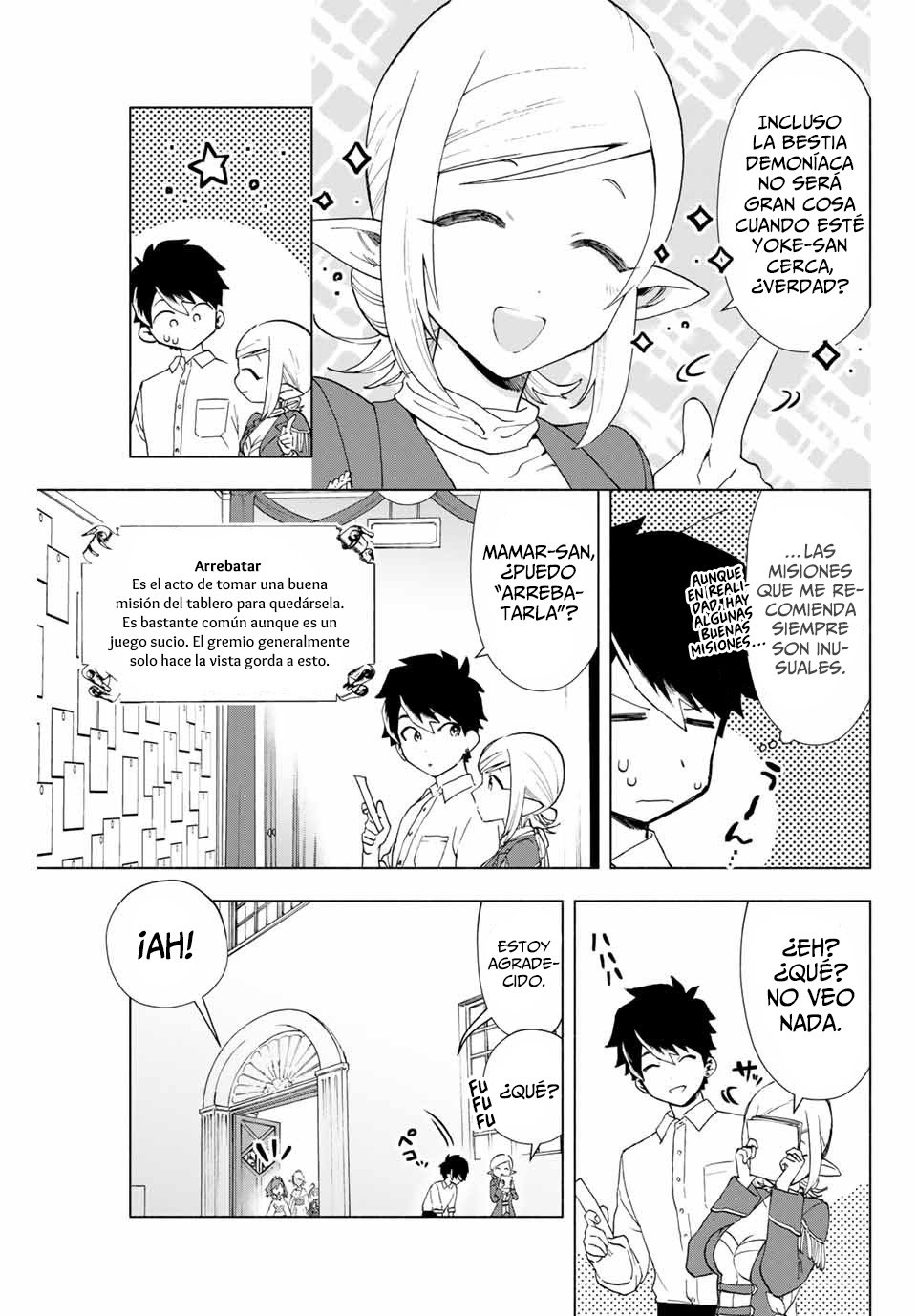 A Rank Party wo Ridatsu Shita Ore wa, Moto Oshiego Tachi to Meikyuu Shinbu wo Mezasu Capitulo 9: Un privilegio otorgado por la recepcionista? página 6