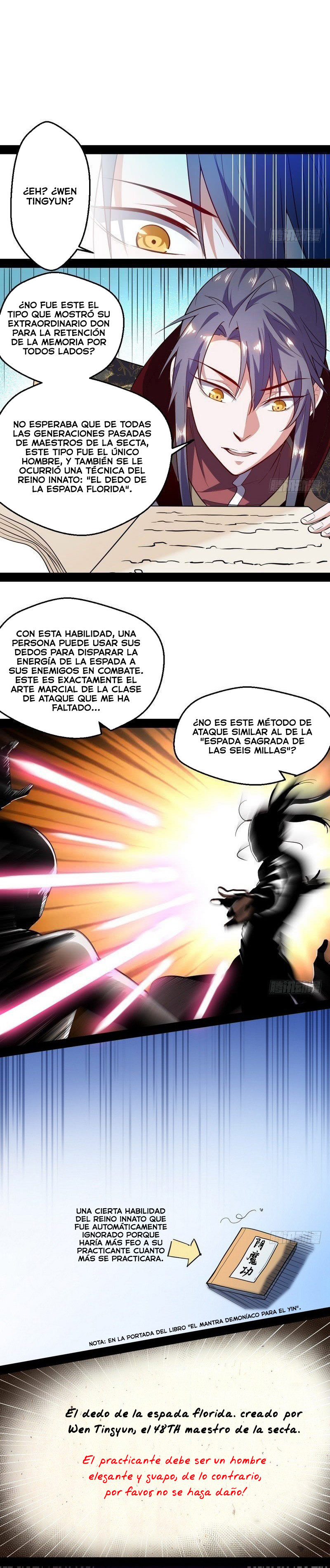 Soy un Dios Maligno Capitulo 25: El Dedo De La espada Florida página 5