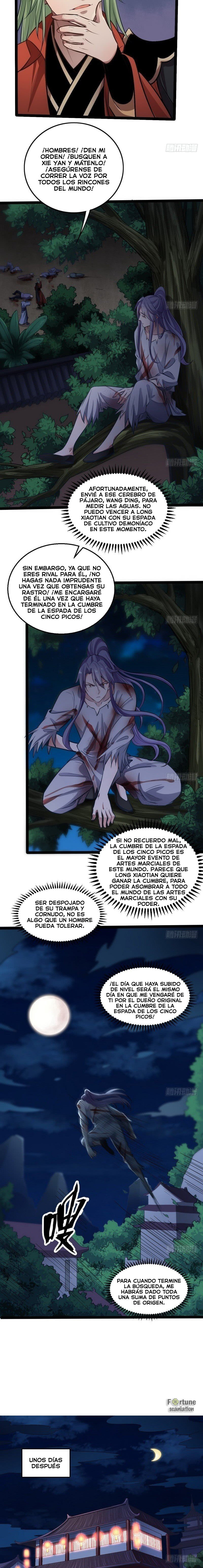 Soy un Dios Maligno Capitulo 35: Cuando Haya Subido De Nivel página 8
