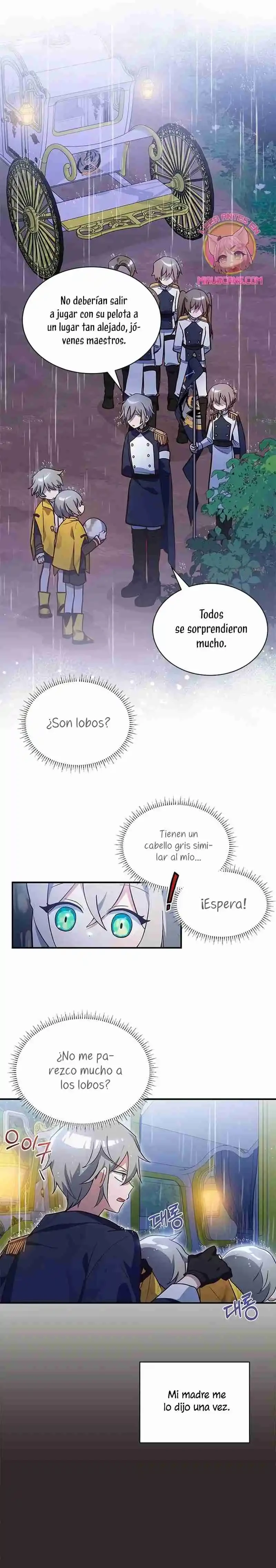 Es un gato, ¿pero fue adoptada por una familia de lobos? Capitulo 1 página 15