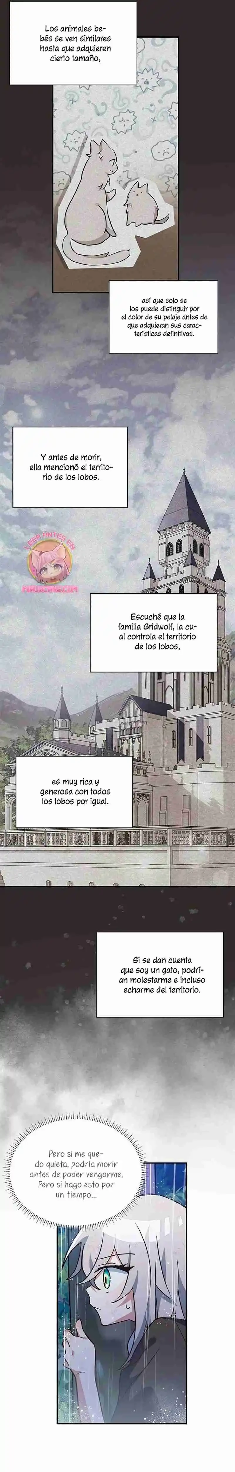Es un gato, ¿pero fue adoptada por una familia de lobos? Capitulo 1 página 16
