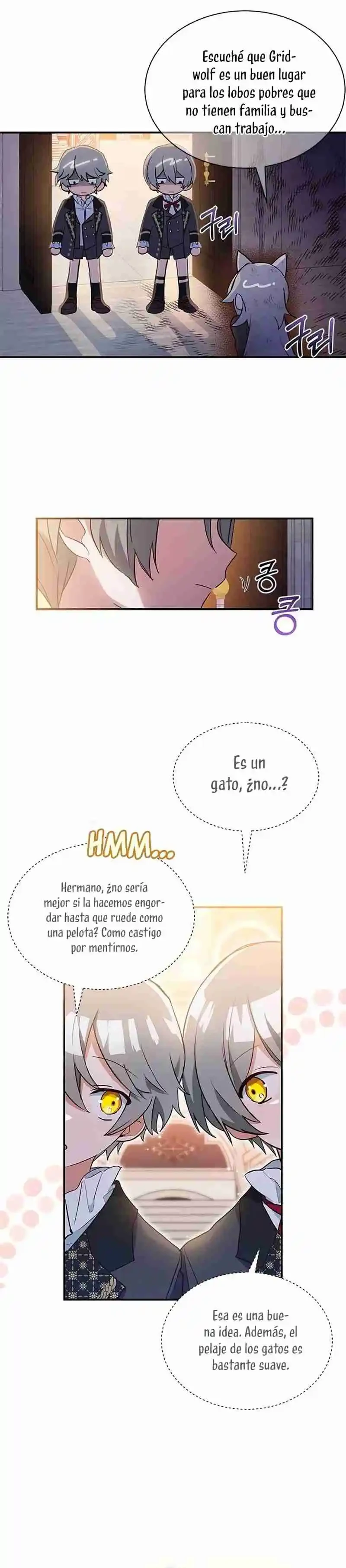 Es un gato, ¿pero fue adoptada por una familia de lobos? Capitulo 1 página 21