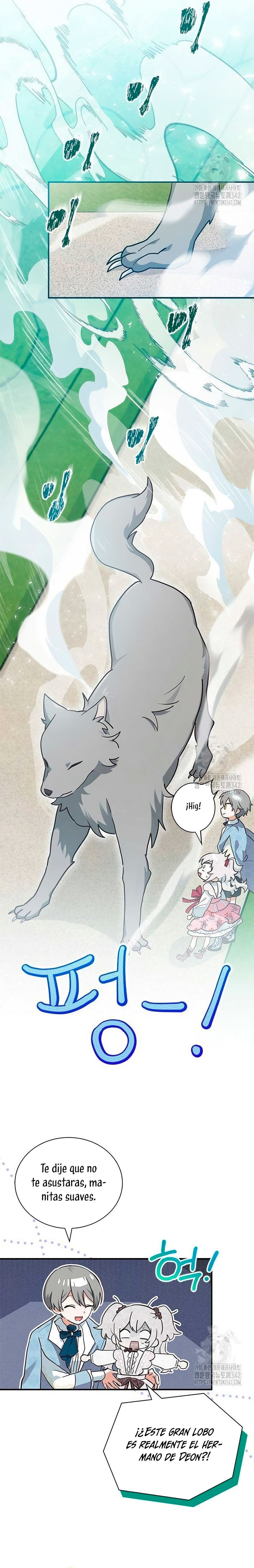 Es un gato, ¿pero fue adoptada por una familia de lobos? Capitulo 11 página 18
