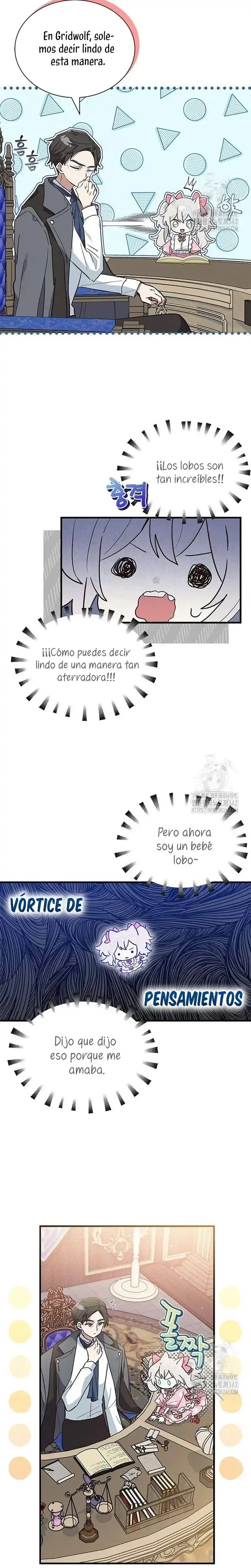 Es un gato, ¿pero fue adoptada por una familia de lobos? Capitulo 14 página 15