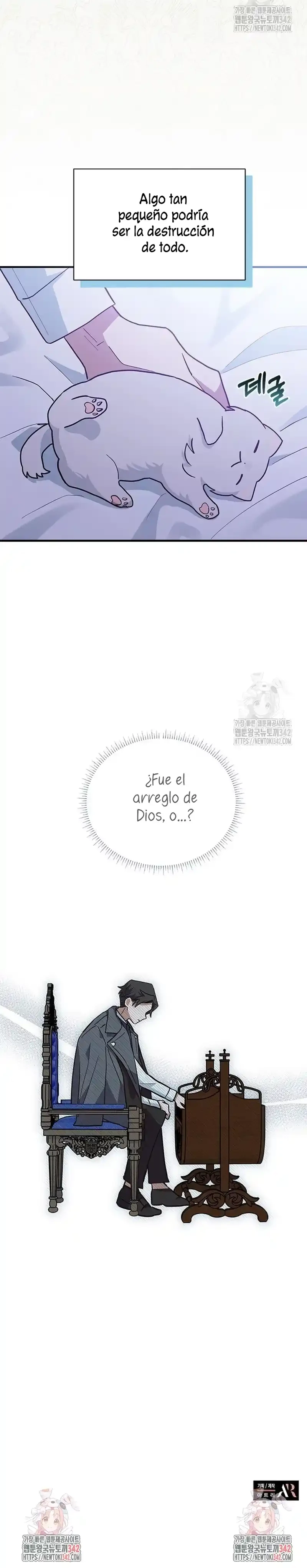 Es un gato, ¿pero fue adoptada por una familia de lobos? Capitulo 14 página 22