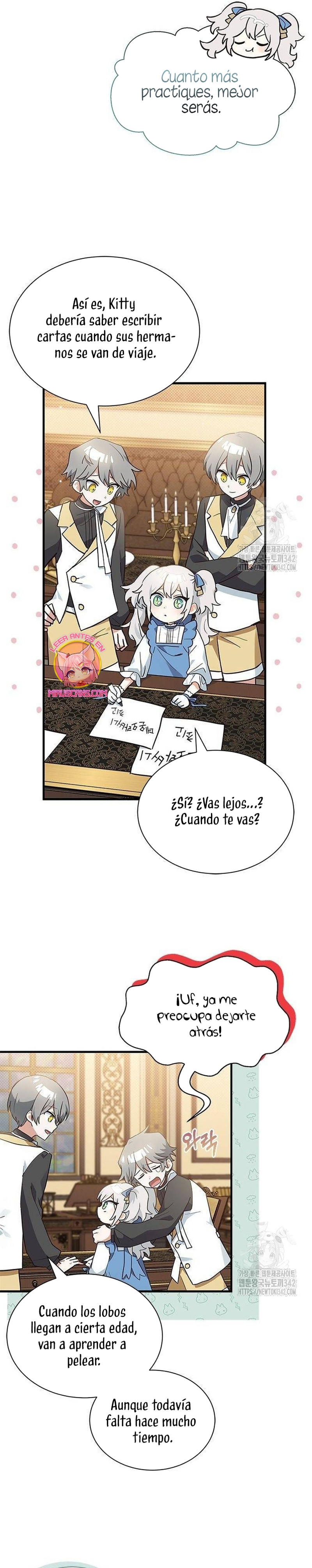 Es un gato, ¿pero fue adoptada por una familia de lobos? Capitulo 15 página 12