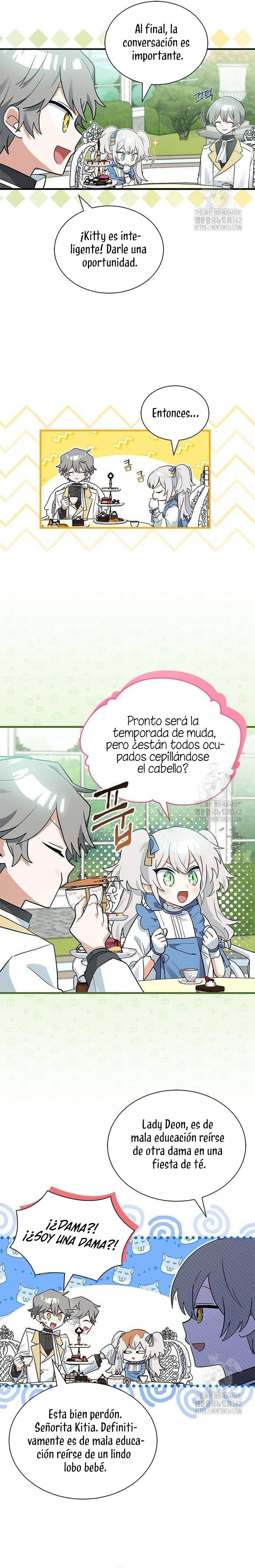 Es un gato, ¿pero fue adoptada por una familia de lobos? Capitulo 15 página 18