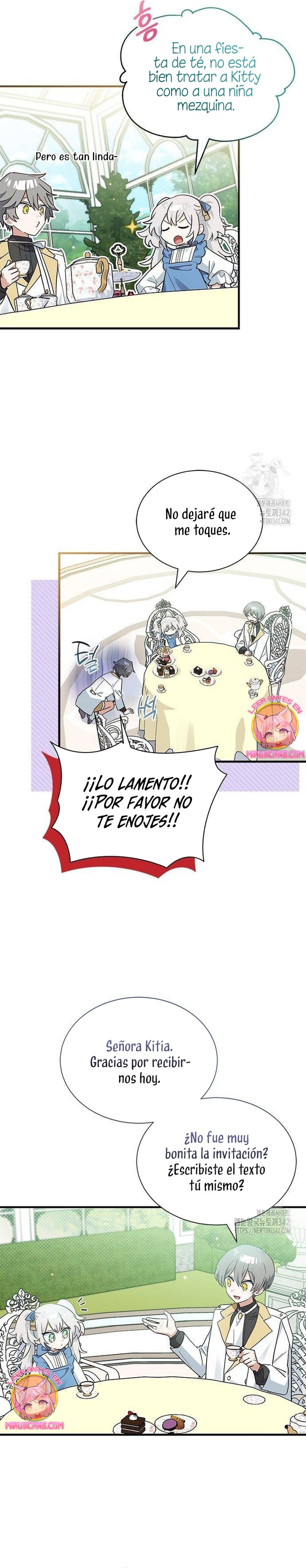 Es un gato, ¿pero fue adoptada por una familia de lobos? Capitulo 15 página 19