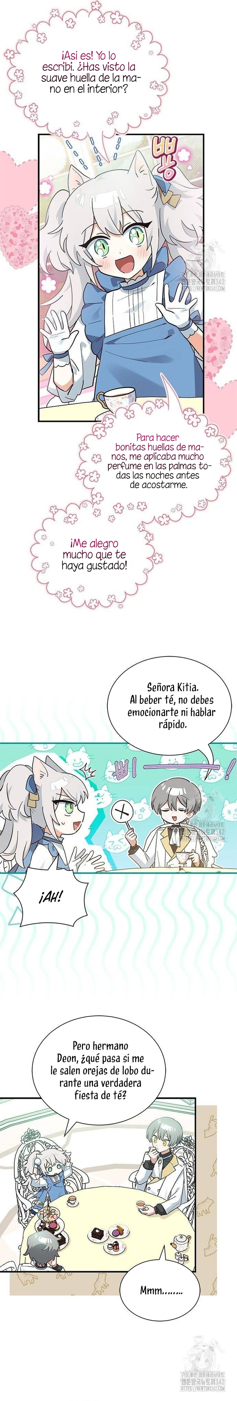 Es un gato, ¿pero fue adoptada por una familia de lobos? Capitulo 15 página 20