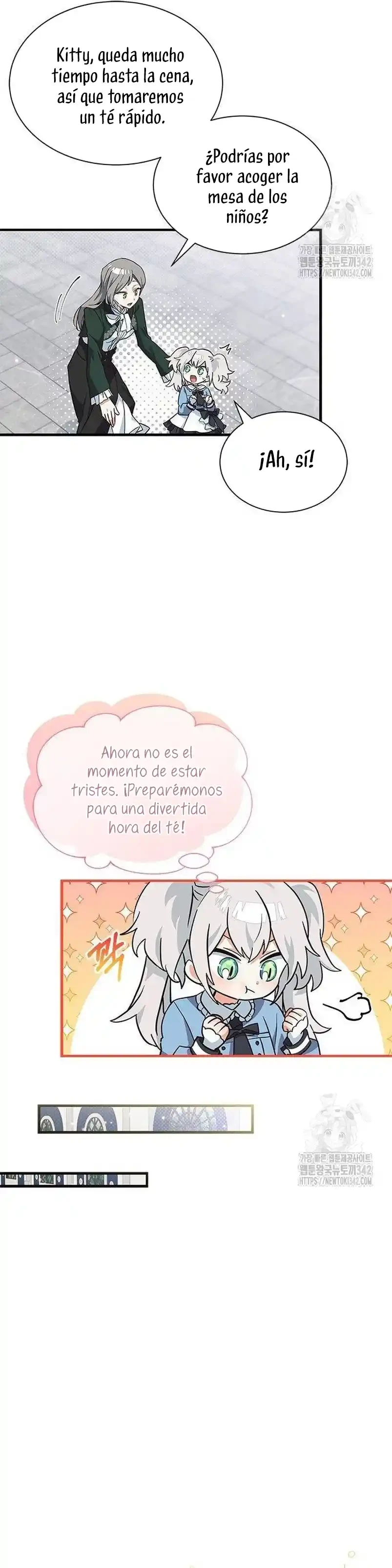 Es un gato, ¿pero fue adoptada por una familia de lobos? Capitulo 17 página 19