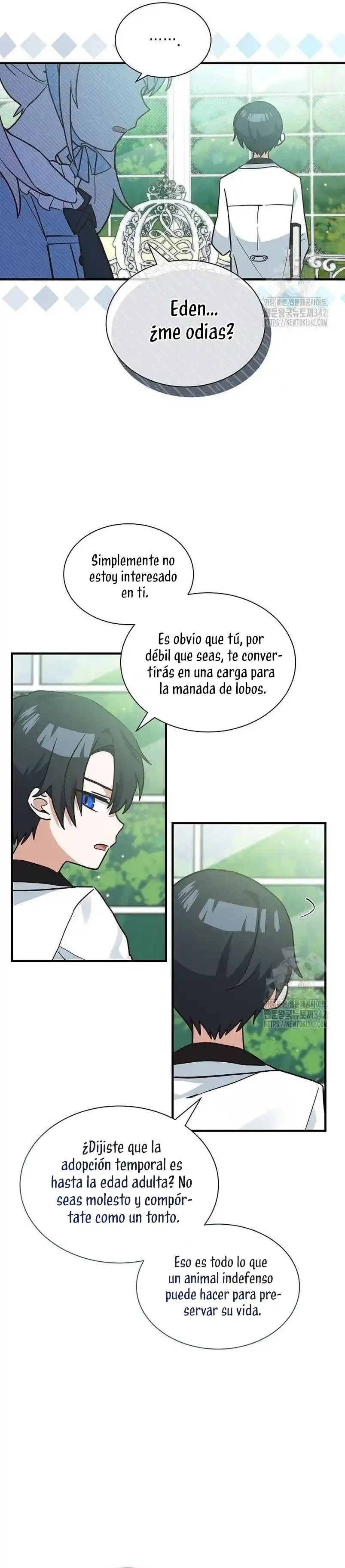 Es un gato, ¿pero fue adoptada por una familia de lobos? Capitulo 17 página 27