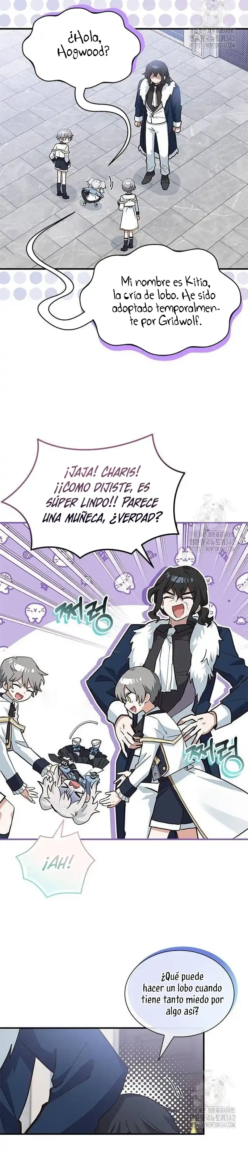 Es un gato, ¿pero fue adoptada por una familia de lobos? Capitulo 17 página 9