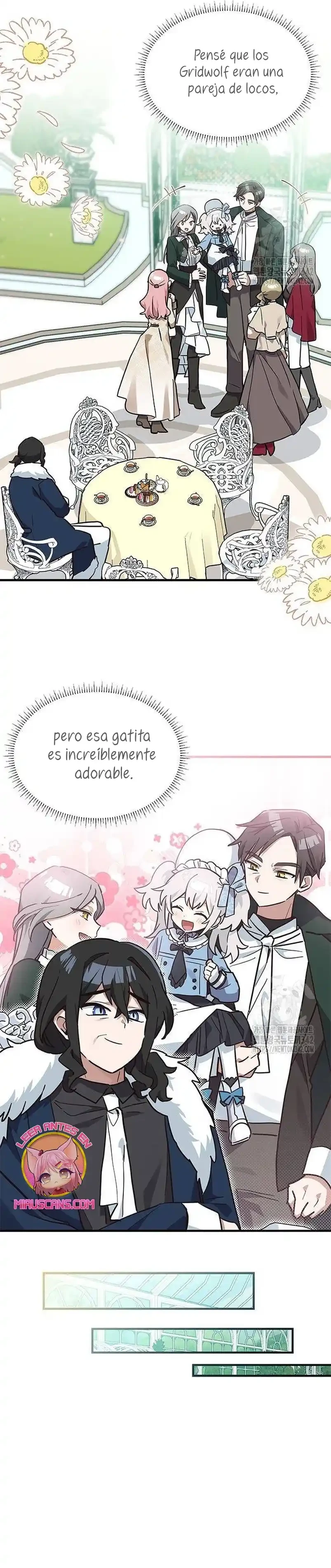 Es un gato, ¿pero fue adoptada por una familia de lobos? Capitulo 19 página 14