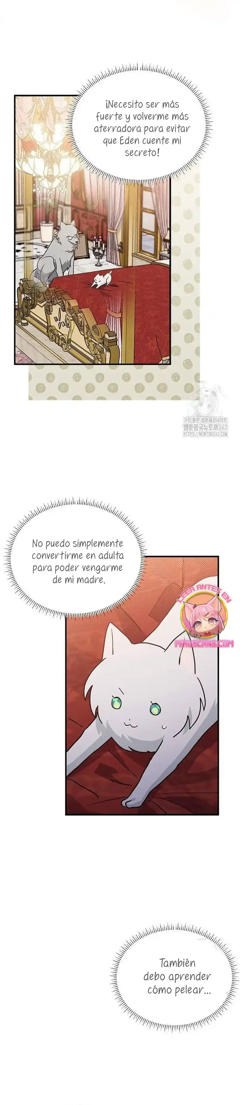 Es un gato, ¿pero fue adoptada por una familia de lobos? Capitulo 19 página 23