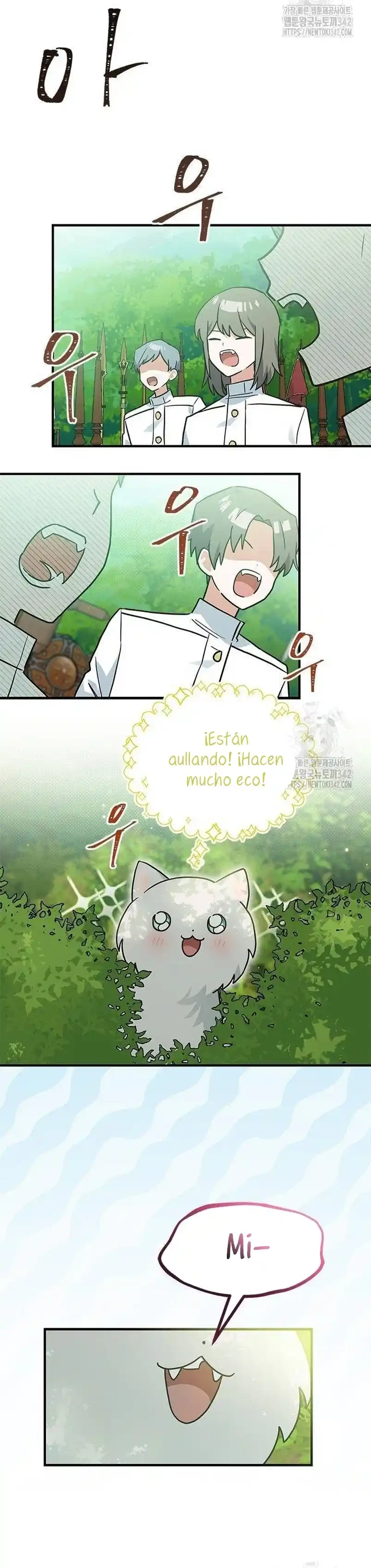 Es un gato, ¿pero fue adoptada por una familia de lobos? Capitulo 19 página 27