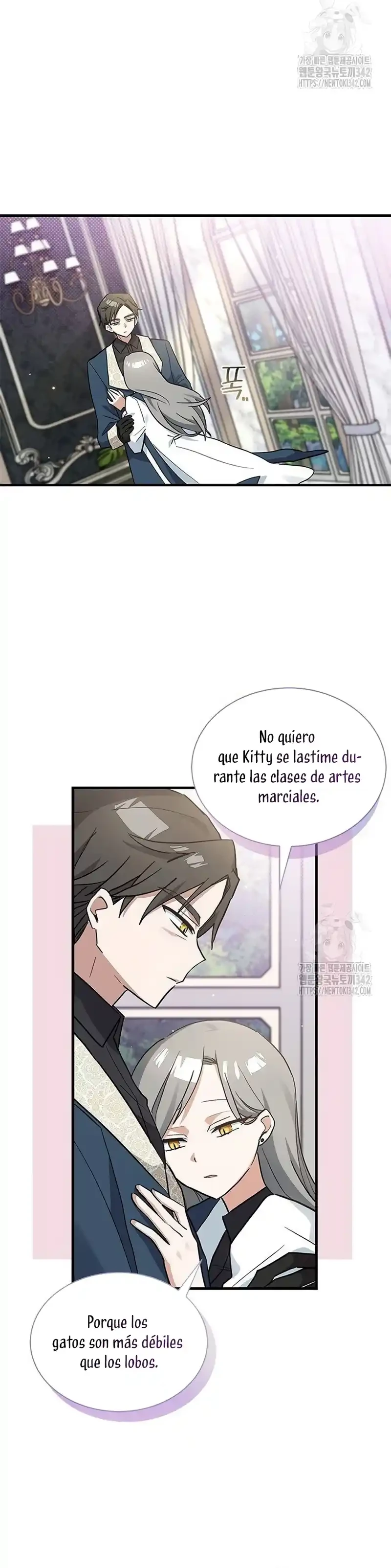 Es un gato, ¿pero fue adoptada por una familia de lobos? Capitulo 20 página 14