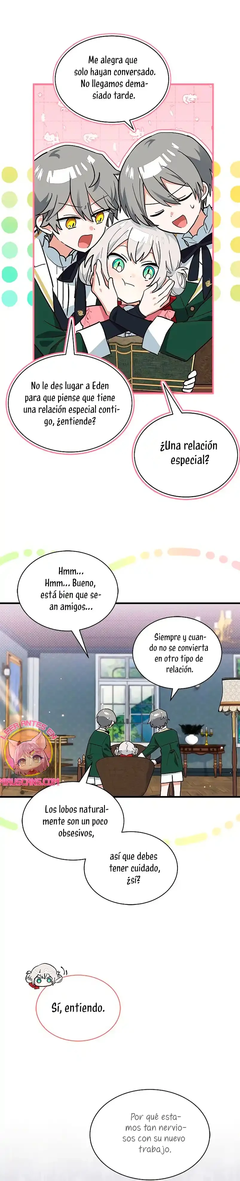 Es un gato, ¿pero fue adoptada por una familia de lobos? Capitulo 23 página 11