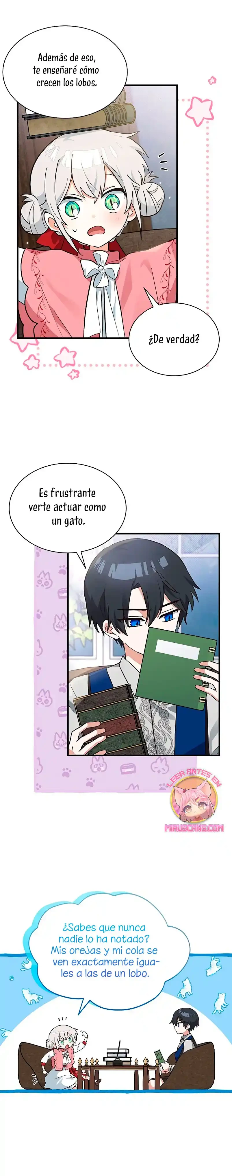 Es un gato, ¿pero fue adoptada por una familia de lobos? Capitulo 23 página 2