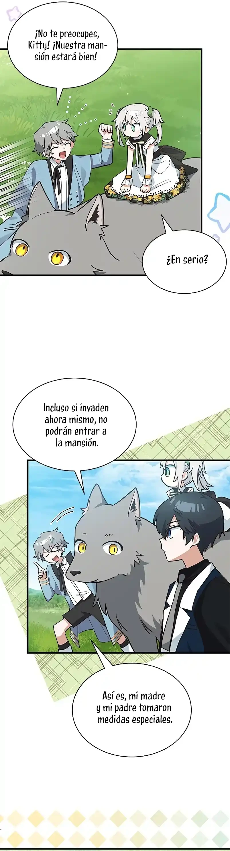 Es un gato, ¿pero fue adoptada por una familia de lobos? Capitulo 24 página 13