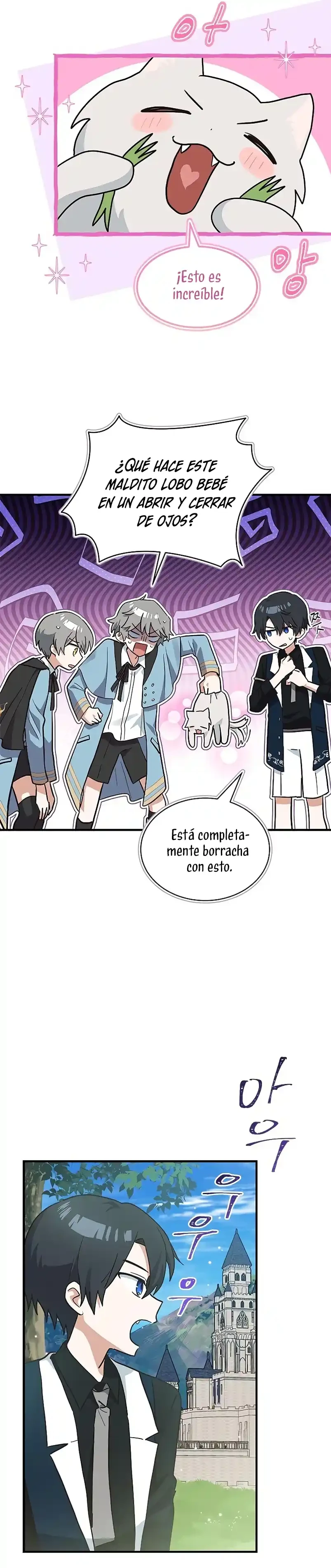 Es un gato, ¿pero fue adoptada por una familia de lobos? Capitulo 24 página 19