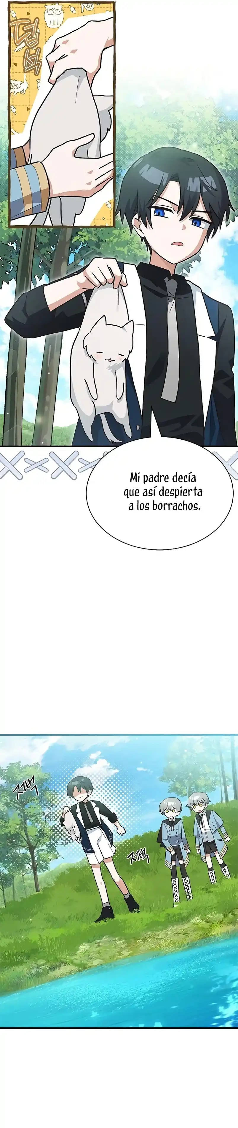 Es un gato, ¿pero fue adoptada por una familia de lobos? Capitulo 24 página 22