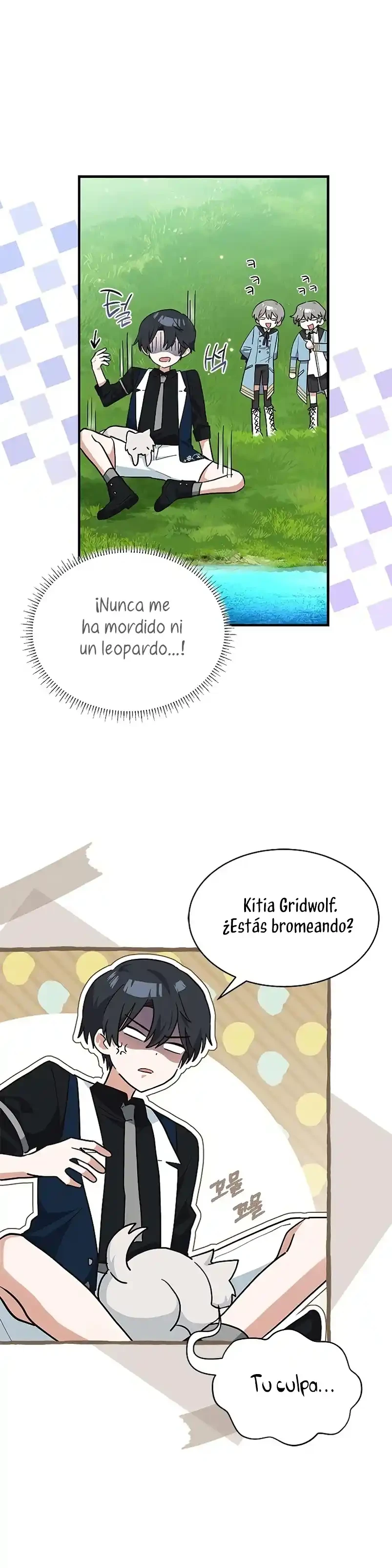 Es un gato, ¿pero fue adoptada por una familia de lobos? Capitulo 24 página 24