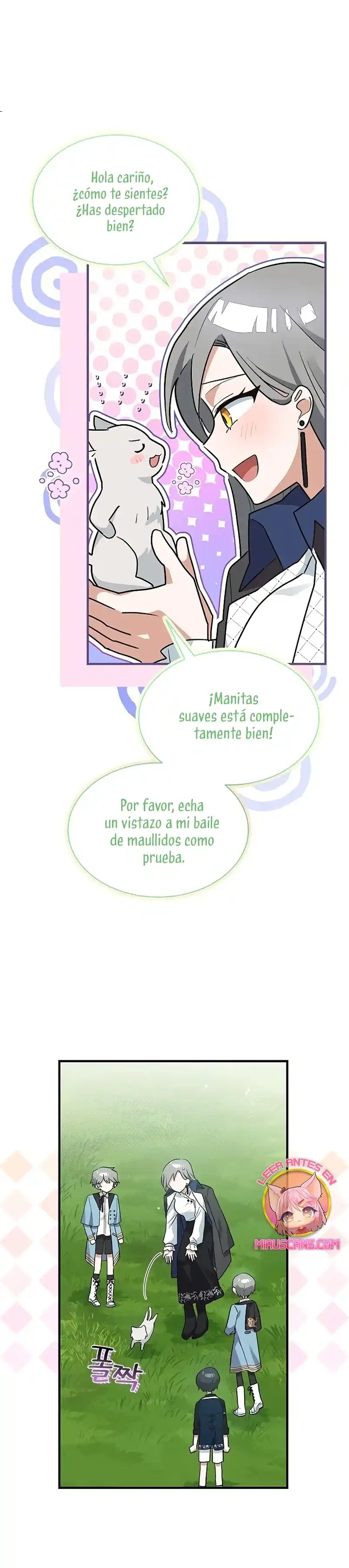 Es un gato, ¿pero fue adoptada por una familia de lobos? Capitulo 24 página 31