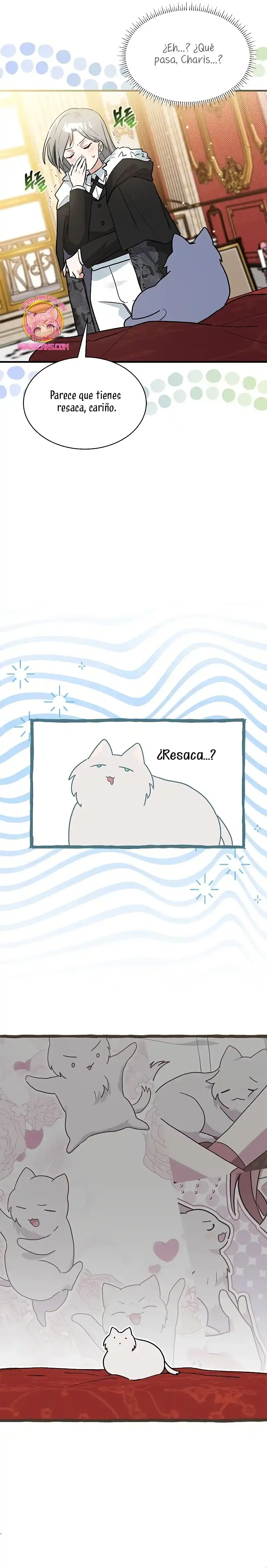 Es un gato, ¿pero fue adoptada por una familia de lobos? Capitulo 25 página 17