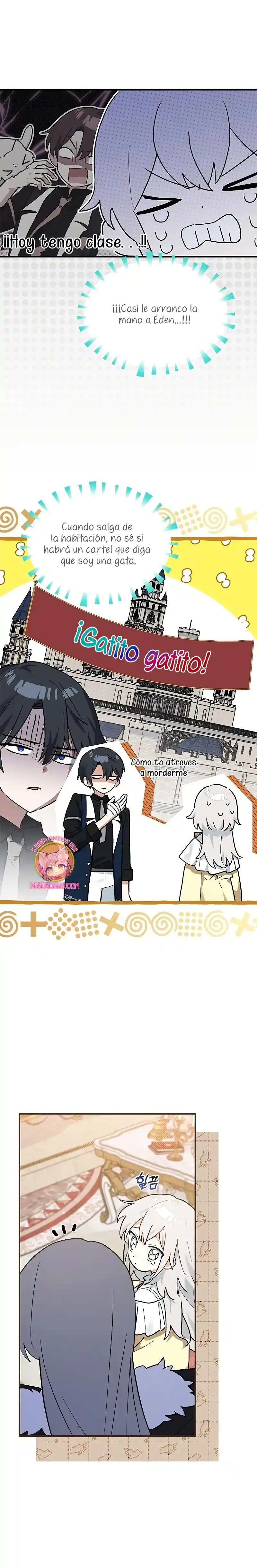 Es un gato, ¿pero fue adoptada por una familia de lobos? Capitulo 25 página 19