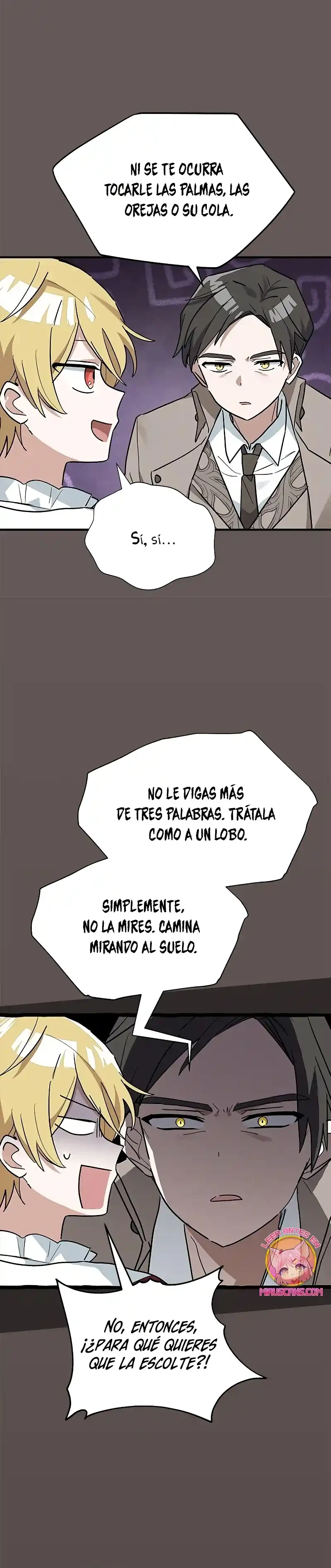 Es un gato, ¿pero fue adoptada por una familia de lobos? Capitulo 25 página 25
