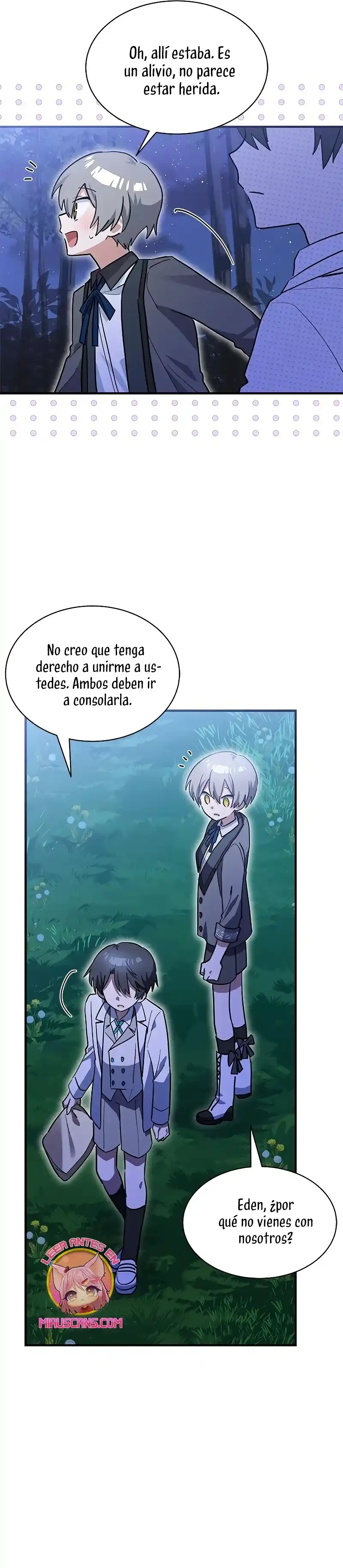 Es un gato, ¿pero fue adoptada por una familia de lobos? Capitulo 27 página 26